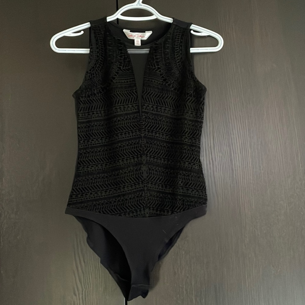 Marilyn Monroe velvet stretch bodysuit (XS)